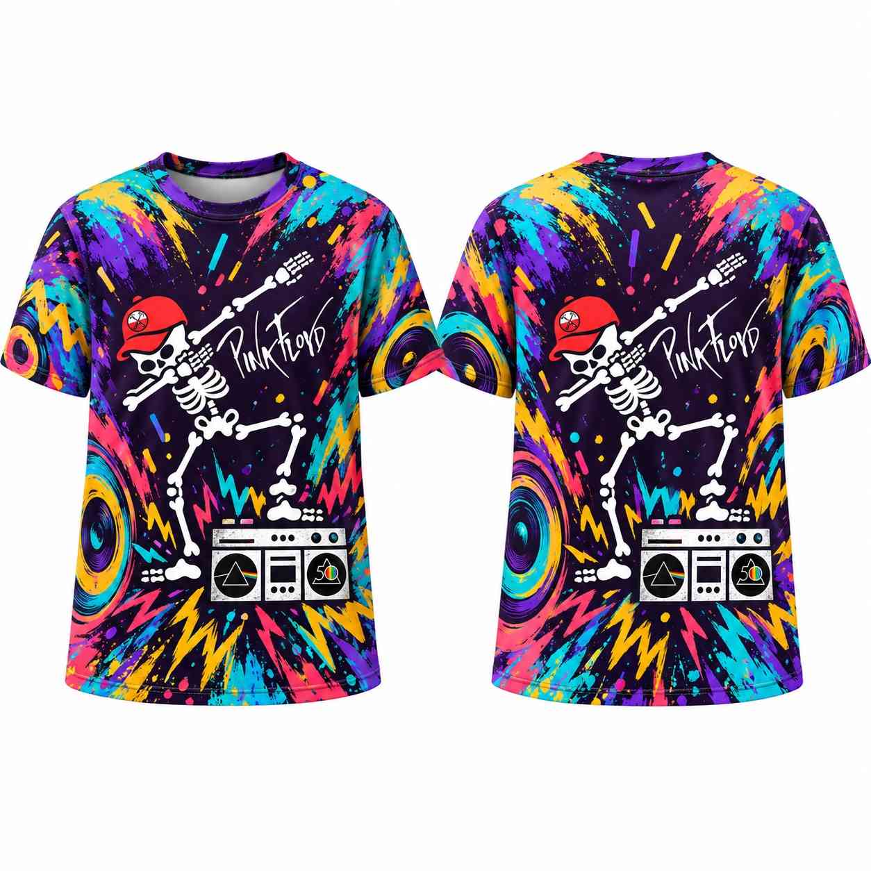 Pink Floyd Shirt - Dabbing Dark Side Of Skeleton Dab Blazing Fiercely Pink Floyd Shirt - Dabbing Dark Side Of Skeleton Dab Blazing Fiercely