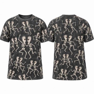 Pink Floyd Shirt - Dancing Skeletons Division Bell 90s Halloween