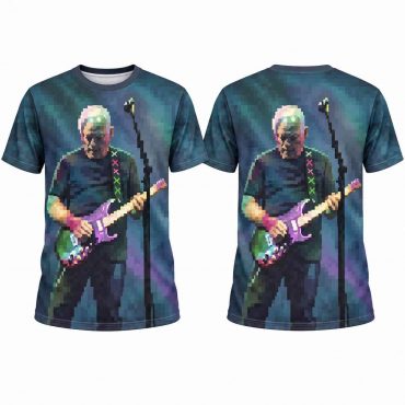 Pink Floyd Shirt - David Gilmour Pixel Art