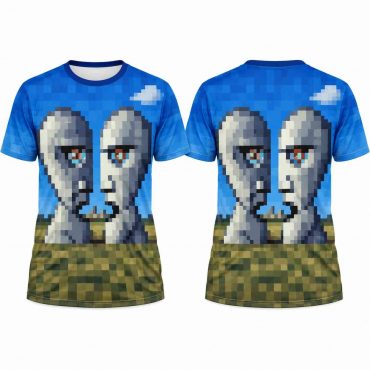 Pink Floyd Shirt - Division Bell Pixel Art