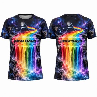 Pink Floyd Shirt - Dripping Dark Side Of The Moon Cosmic River