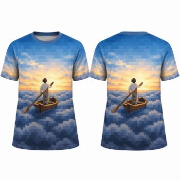 Pink Floyd Shirt - The Endless River Pixel Art