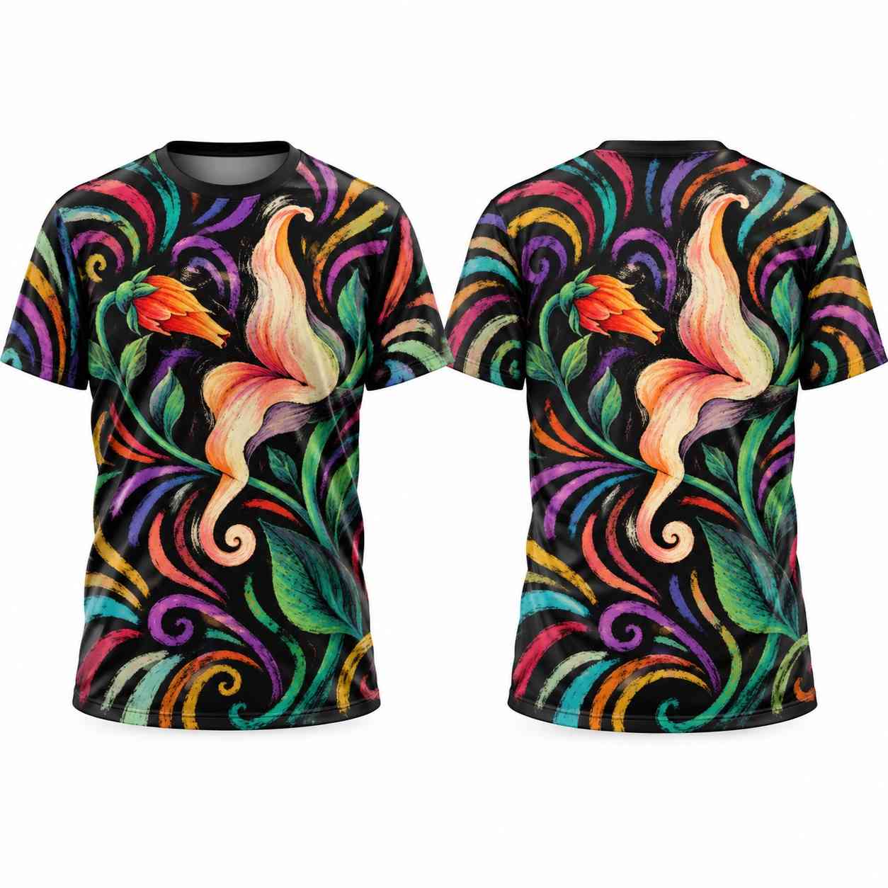 Pink Floyd Shirt - The Wall Freaking Flowers Rough Chalk Strokes Pink Floyd Shirt - The Wall Freaking Flowers Rough Chalk Strokes