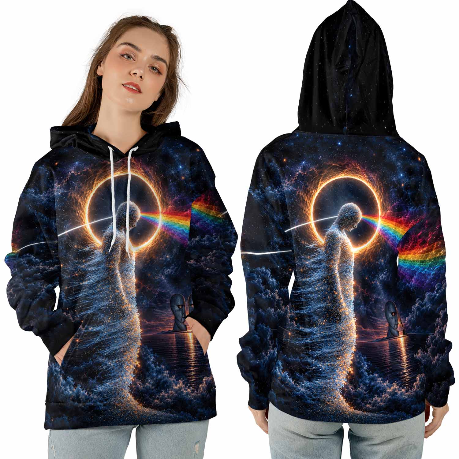 Pink Floyd Shirt - Beyond The Eclipse Dark Side Of The Moon Pink Floyd Shirt - Beyond The Eclipse Dark Side Of The Moon