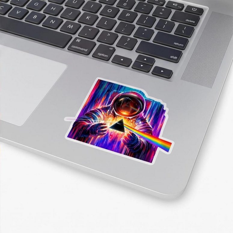 Pink Floyd Sticker - Astronaut First Encounter with DSOTM Pink Floyd Sticker - Astronaut First Encounter with DSOTM