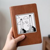 Pink Floyd Sticker - Flying Pig Over Battersea Power Station Minimalism
