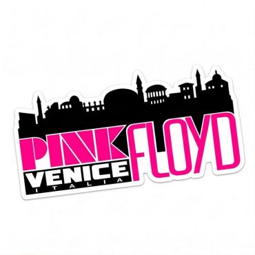 Pink Floyd Sticker - Venice Italia 1965 Vintage Pink Floyd Sticker - Venice Italia 1965 Vintage