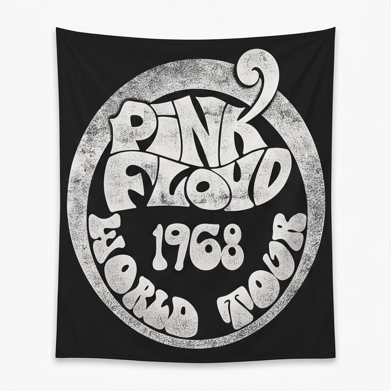 Pink Floyd Tapestry - 1968 World Tour Rock Circle Pink Floyd Tapestry - 1968 World Tour Rock Circle