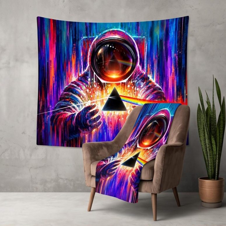 Pink Floyd Tapestry - Astronaut First Encounter with DSOTM