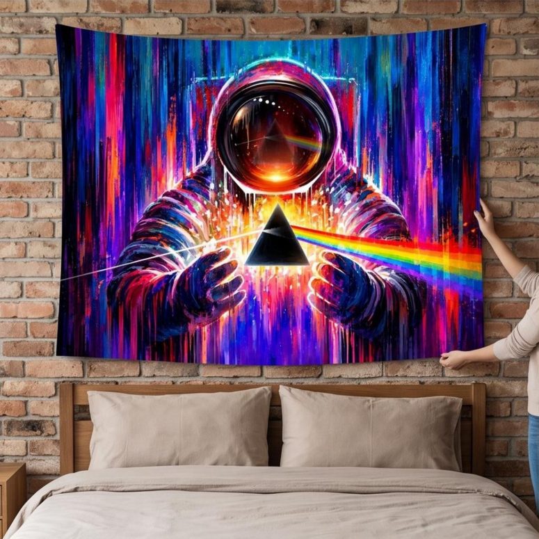 Pink Floyd Tapestry - Astronaut First Encounter with DSOTM