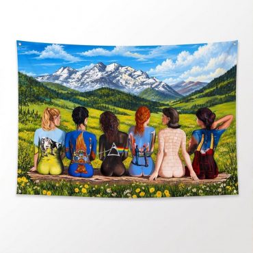 Pink Floyd Tapestry - Back Art in the Valley