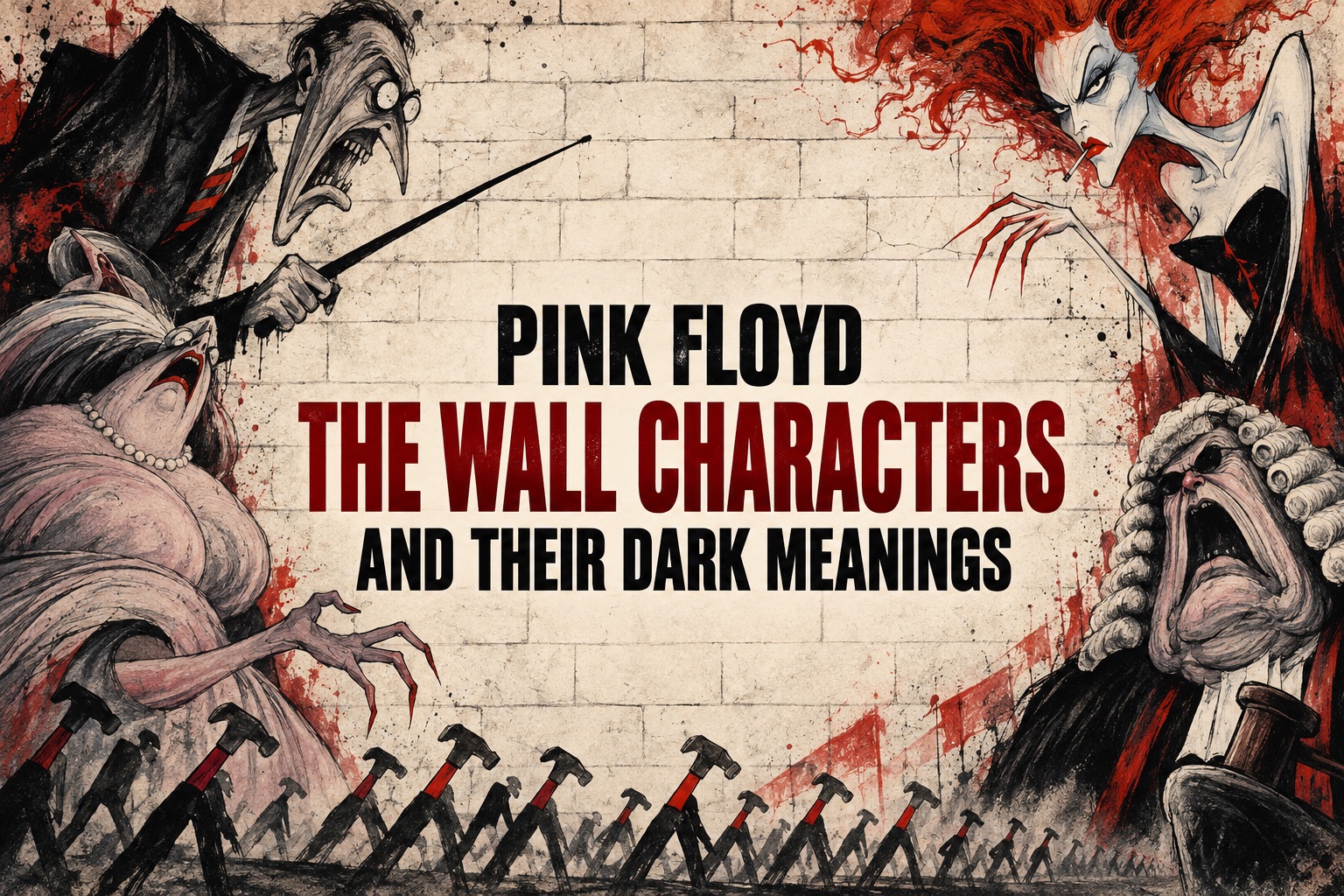 Pink Floyd The Wall 1982 Characters - OtherBrick