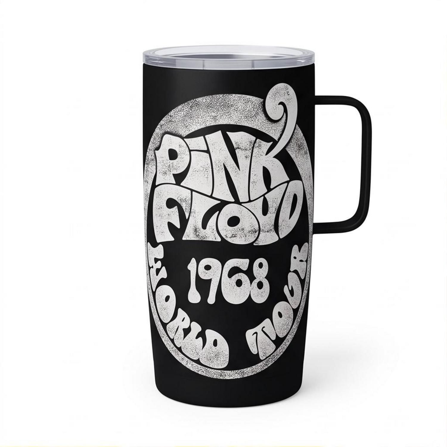 Pink Floyd Tumbler - 1968 World Tour Rock Circle Pink Floyd Tumbler - 1968 World Tour Rock Circle