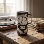 Pink Floyd Tumbler - 1968 World Tour Rock Circle Pink Floyd Tumbler - 1968 World Tour Rock Circle