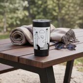 Pink Floyd Tumbler - Flying Pig Over Battersea Power Station Minimalism