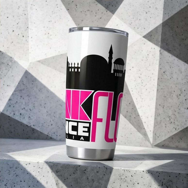 Pink Floyd Tumbler - Venice Italia 1965 Vintage