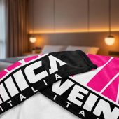 Pink Floyd Velveteen Plush Blanket - Venice Italia 1965 Vintage Pink Floyd Velveteen Plush Blanket - Venice Italia 1965 Vintage