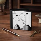 Pink Floyd Wallet - Flying Pig Over Battersea Power Station Minimalism