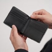 Pink Floyd Wallet - Flying Pig Over Battersea Power Station Minimalism