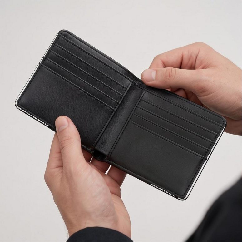 Pink Floyd Wallet - Flying Pig Over Battersea Power Station Minimalism